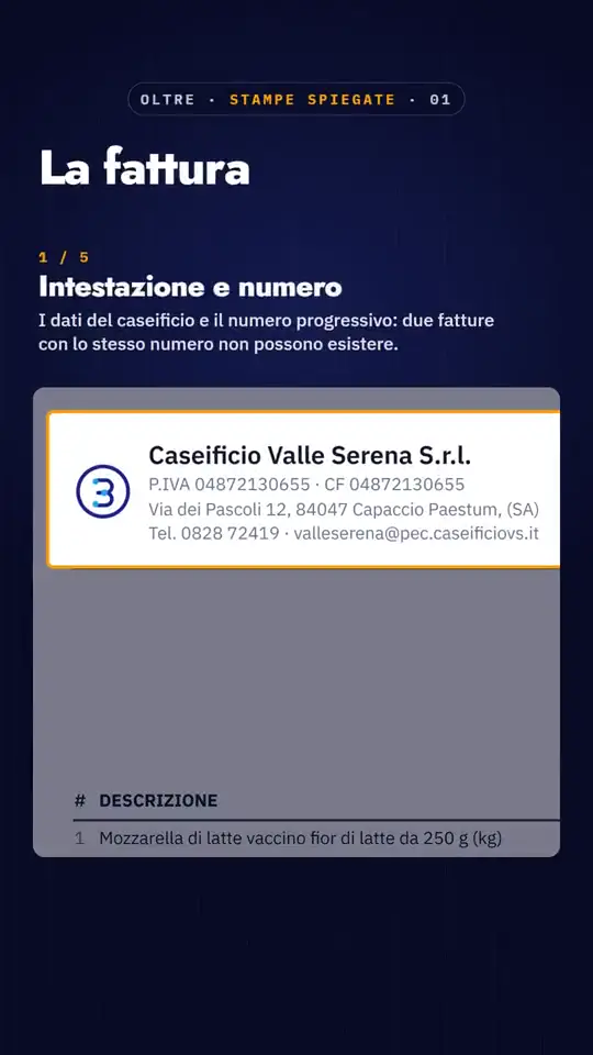 Video: La fattura, parte per parte